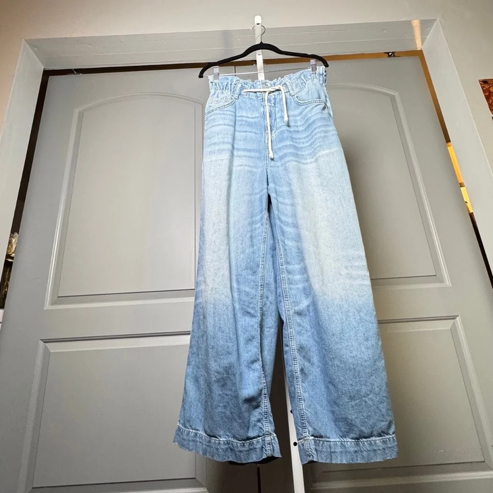 PILCRO Light Blue Wide Leg Jean SZ 29 - Picture 4 of 4